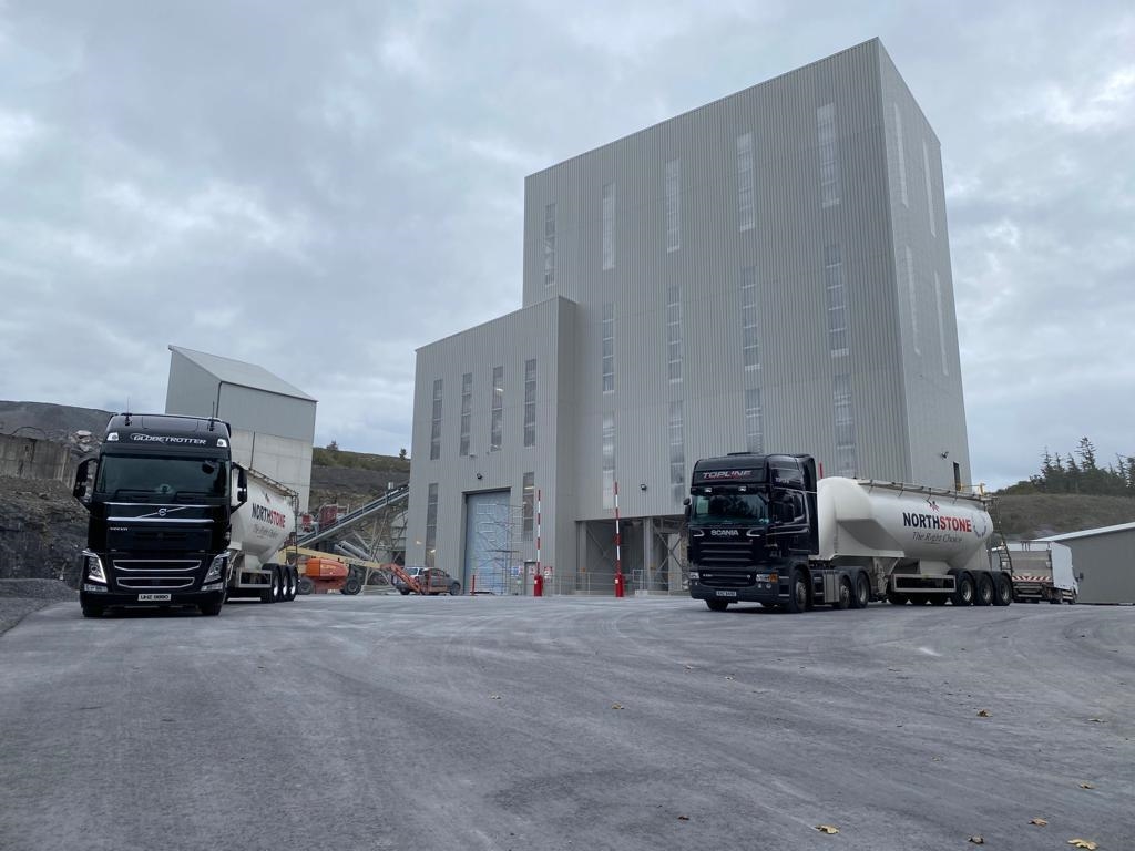 Jonathan Gault (Sales Manager) and Ciaran Cunningham (Quarry Manager) at Northstone visited Roadstone's Killough Limestone Plant in Tipperary.