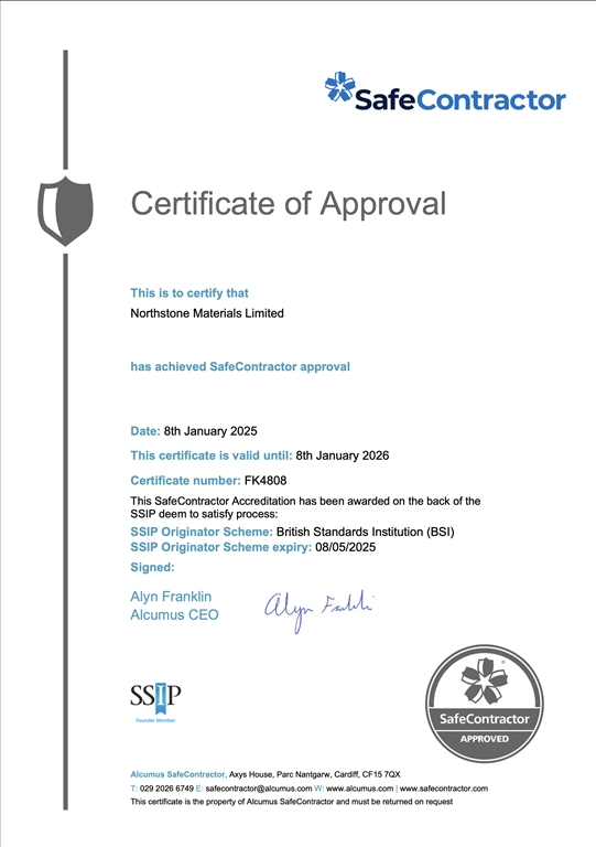 Safe Contractor Certificate